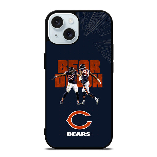 CHICAGO BEARS NFL LOGO 1 iPhone 15 Case Cover