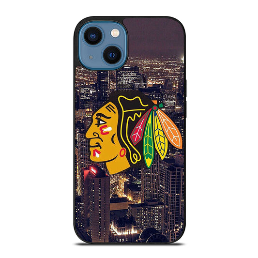 CHICAGO BLACKHAWKS CITY iPhone 14 Case Cover