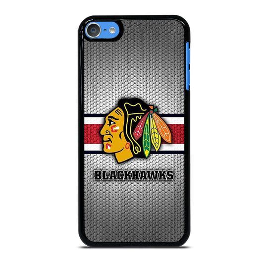 CHICAGO BLACKHAWKS METAL LOGO iPod Touch 7 Case Cover