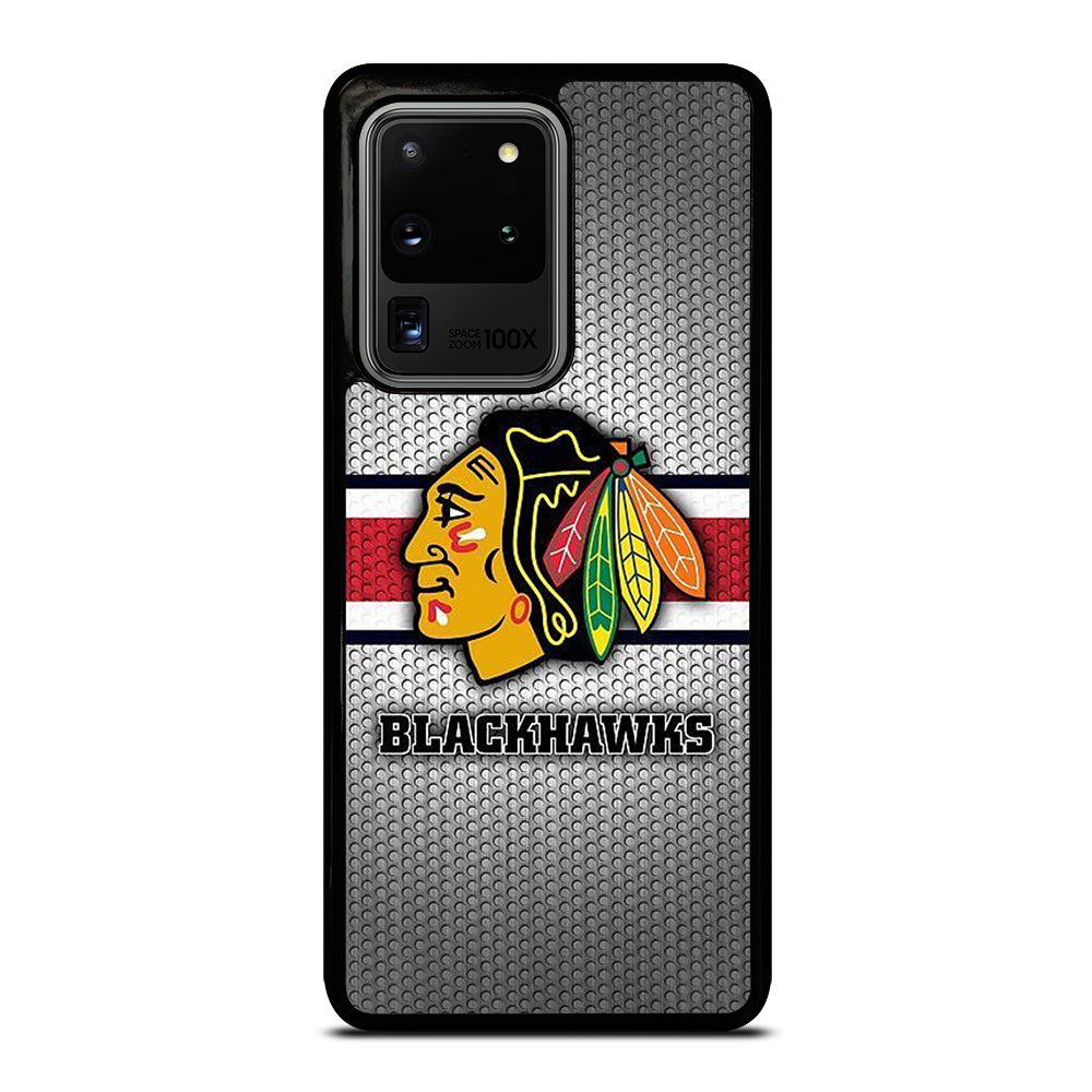 CHICAGO BLACKHAWKS METAL LOGO Samsung Galaxy S20 Ultra Case Cover