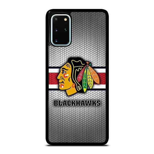 CHICAGO BLACKHAWKS METAL LOGO Samsung Galaxy S20 Plus Case Cover