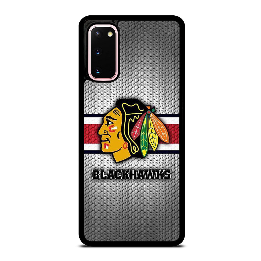 CHICAGO BLACKHAWKS METAL LOGO Samsung Galaxy S20 Case Cover