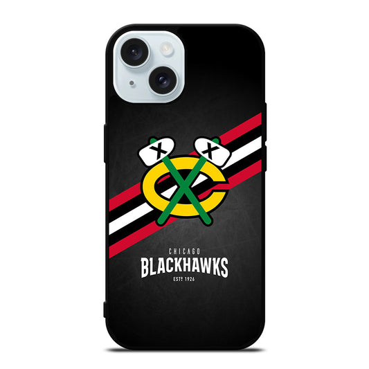 CHICAGO BLACKHAWKS NHL iPhone 15 Case Cover