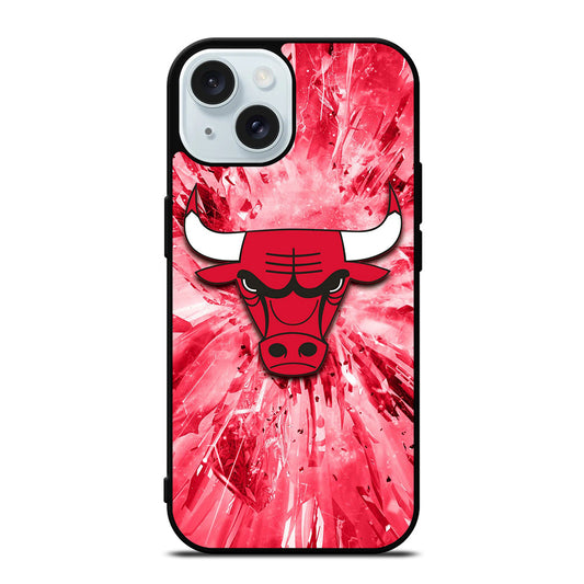 CHICAGO BULLS NBA TEAM 2 iPhone 15 Case Cover