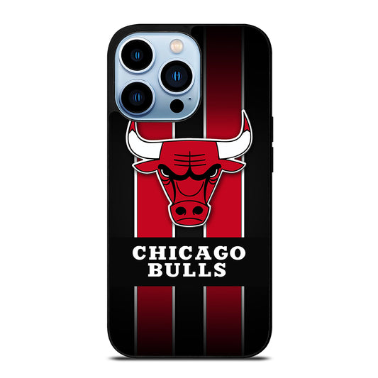 CHICAGO BULLS STRIPE LOGO iPhone 13 Pro Max Case Cover