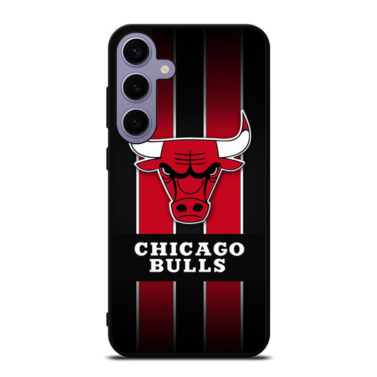 CHICAGO BULLS STRIPE LOGO Samsung Galaxy S24 Plus Case Cover