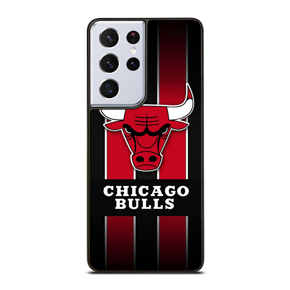 CHICAGO BULLS STRIPE LOGO Samsung Galaxy S21 Ultra Case Cover