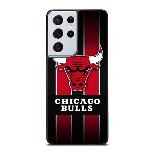 CHICAGO BULLS STRIPE LOGO Samsung Galaxy S21 Ultra Case Cover