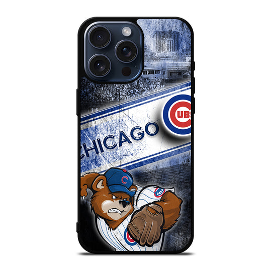 CHICAGO CUBS LOGO 3 iPhone 15 Pro Max Case Cover