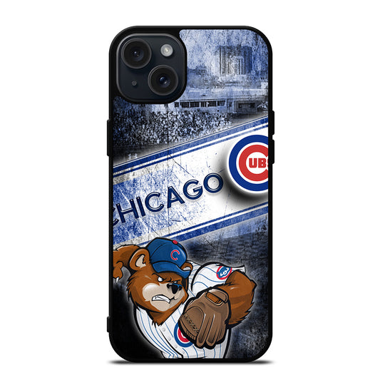 CHICAGO CUBS LOGO 3 iPhone 15 Plus Case Cover