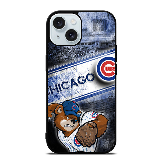 CHICAGO CUBS LOGO 3 iPhone 15 Case Cover