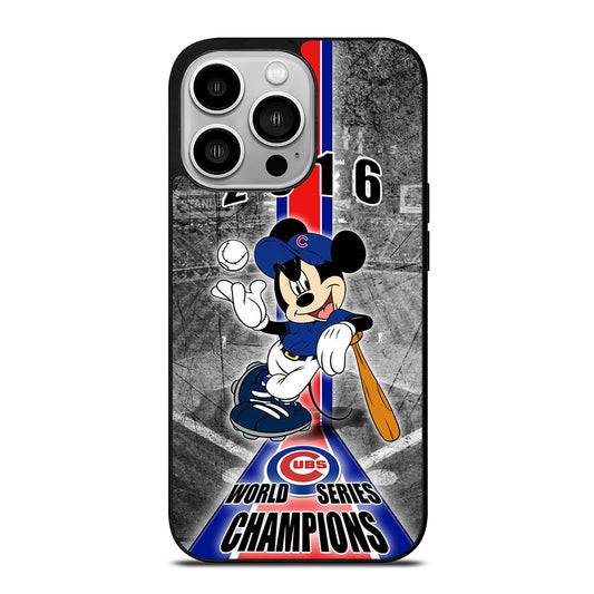 CHICAGO CUBS MICKEY MOUSE iPhone 14 Pro Case Cover