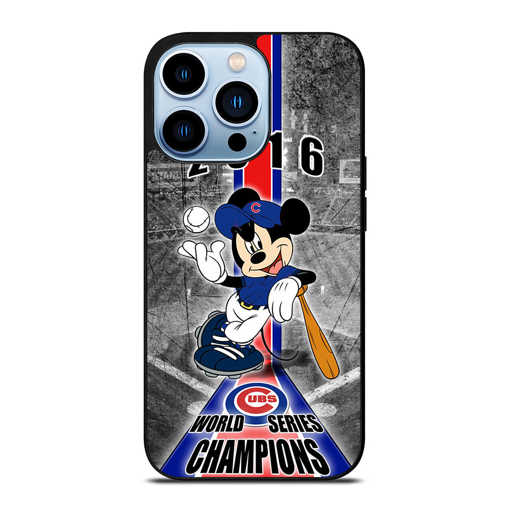 CHICAGO CUBS MICKEY MOUSE iPhone 13 Pro Max Case Cover