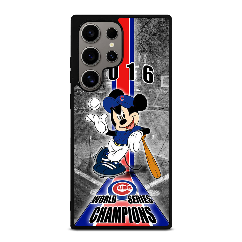 CHICAGO CUBS MICKEY MOUSE Samsung Galaxy S24 Ultra Case Cover