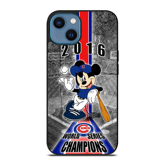 CHICAGO CUBS MICKEY MOUSE iPhone 14 Case Cover