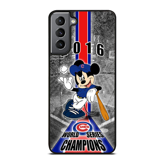 CHICAGO CUBS MICKEY MOUSE Samsung Galaxy S21 Plus Case Cover