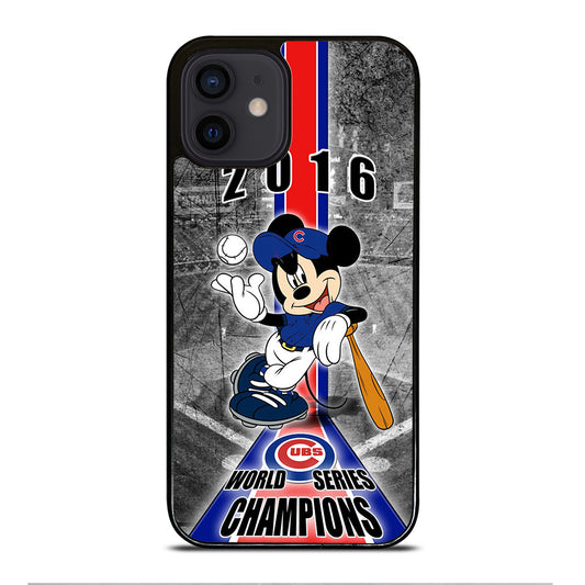 CHICAGO CUBS MICKEY MOUSE iPhone 12 Mini Case Cover