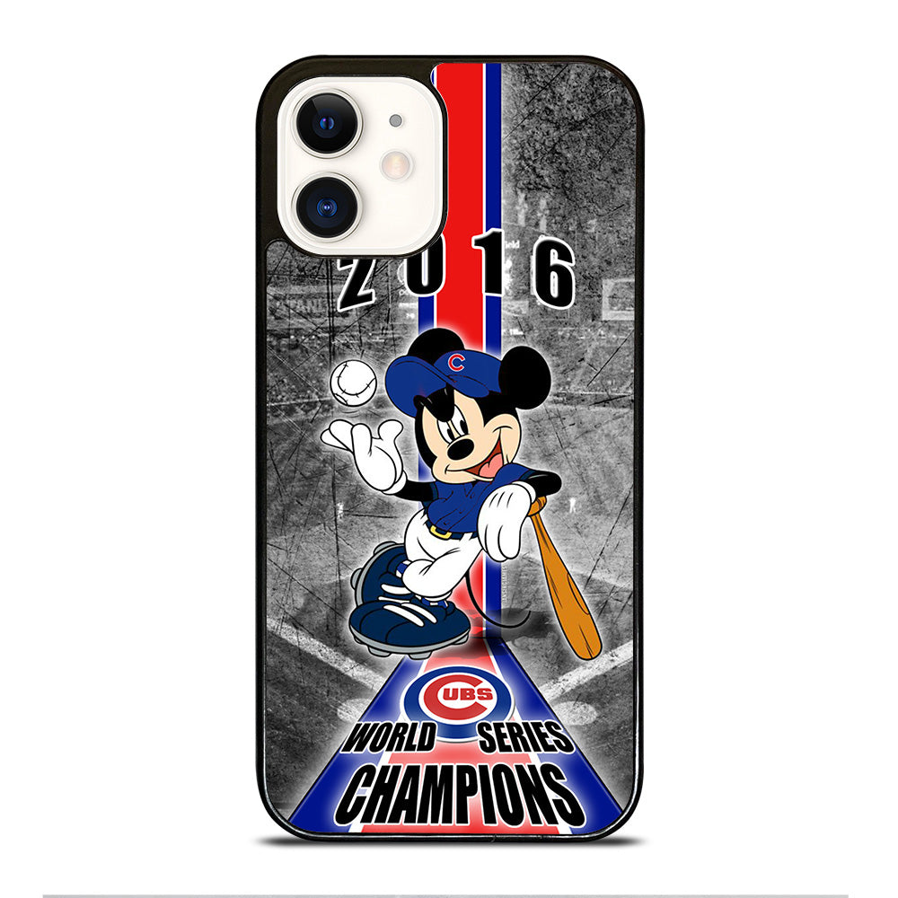 CHICAGO CUBS MICKEY MOUSE iPhone 12 Case Cover