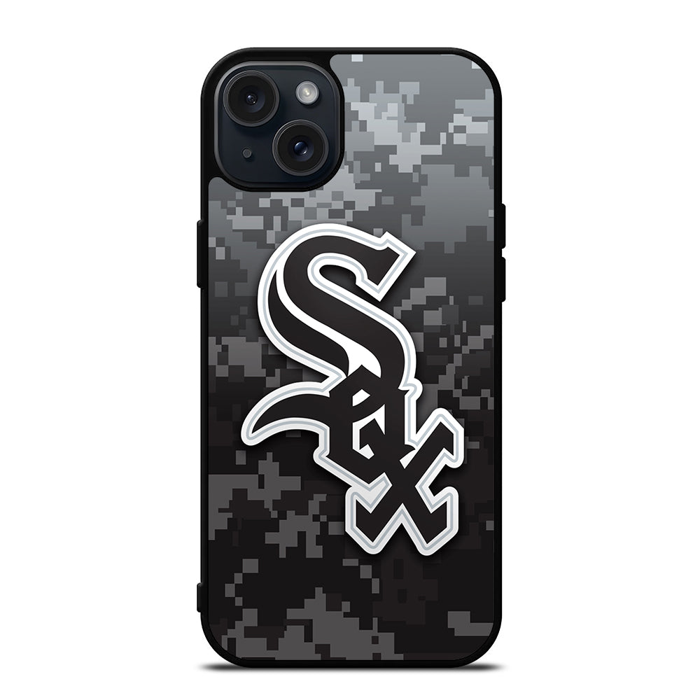 CHICAGO WHITE SOX CAMO iPhone 15 Plus Case Cover