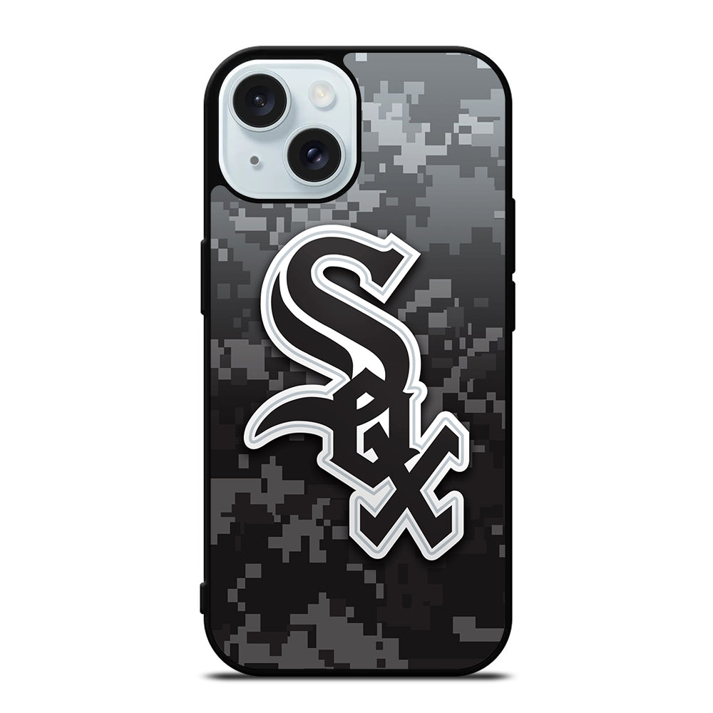CHICAGO WHITE SOX CAMO iPhone 15 Case Cover