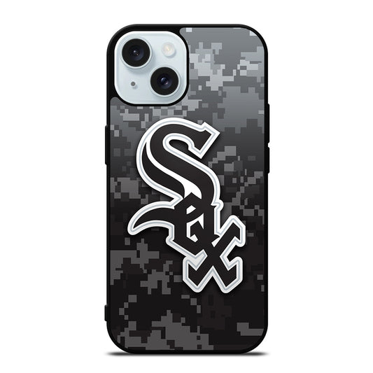 CHICAGO WHITE SOX CAMO iPhone 15 Case Cover