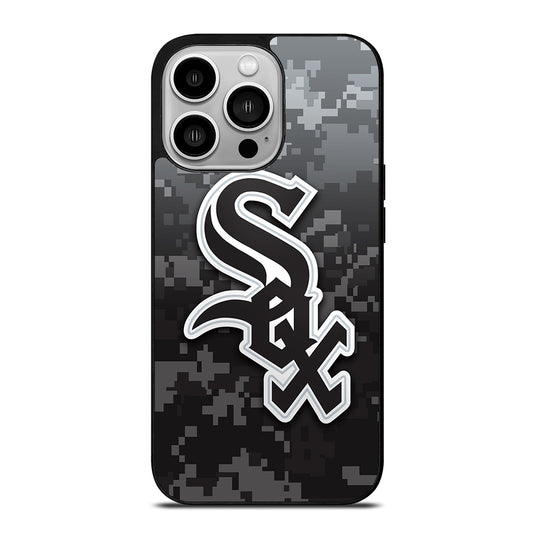CHICAGO WHITE SOX CAMO iPhone 14 Pro Case Cover