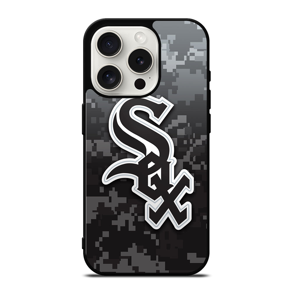 CHICAGO WHITE SOX CAMO iPhone 15 Pro Case Cover