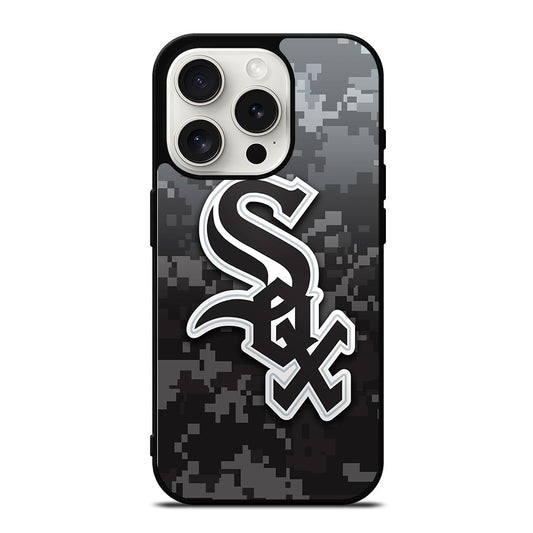 CHICAGO WHITE SOX CAMO iPhone 15 Pro Case Cover
