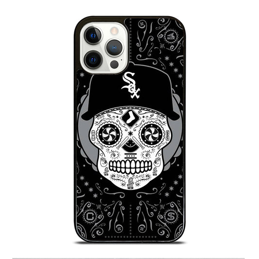 CHICAGO WHITE SOX SKULL LOGO iPhone 12 Pro Case Cover