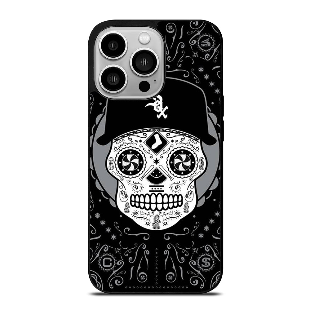 CHICAGO WHITE SOX SKULL LOGO iPhone 14 Pro Case Cover