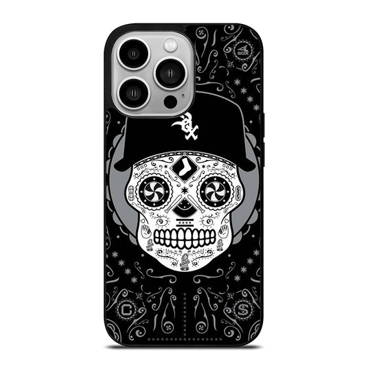 CHICAGO WHITE SOX SKULL LOGO iPhone 14 Pro Case Cover