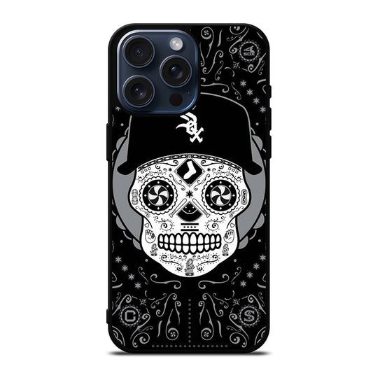 CHICAGO WHITE SOX SKULL LOGO iPhone 15 Pro Max Case Cover
