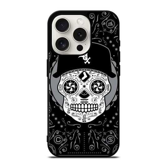 CHICAGO WHITE SOX SKULL LOGO iPhone 15 Pro Case Cover