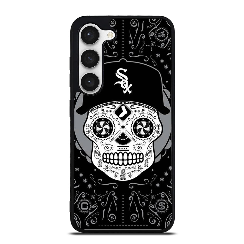 CHICAGO WHITE SOX SKULL LOGO Samsung Galaxy S23 Case Cover