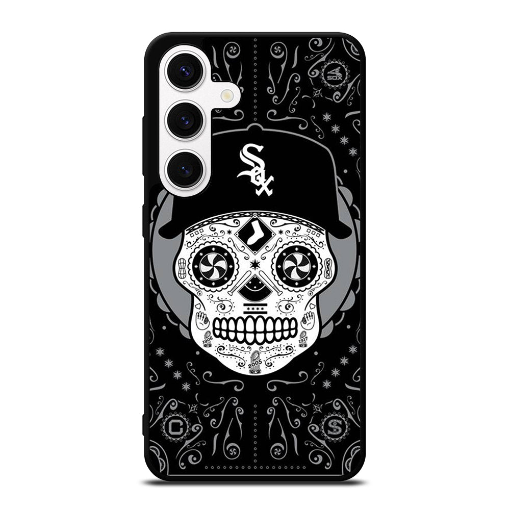 CHICAGO WHITE SOX SKULL LOGO Samsung Galaxy S24 Case Cover