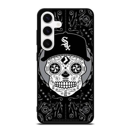 CHICAGO WHITE SOX SKULL LOGO Samsung Galaxy S24 Case Cover