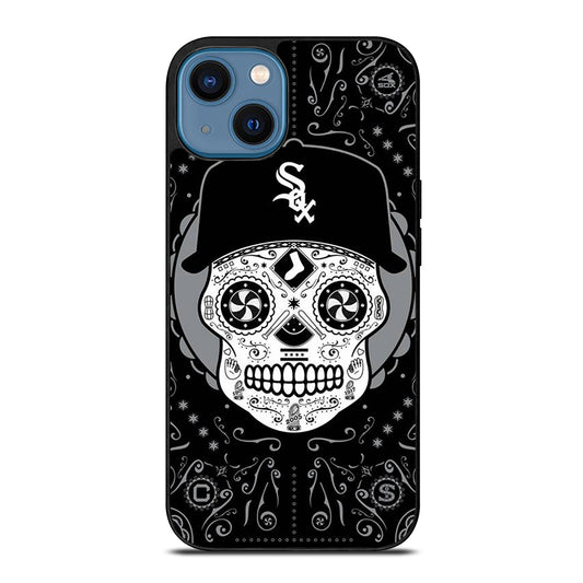 CHICAGO WHITE SOX SKULL LOGO iPhone 14 Case Cover