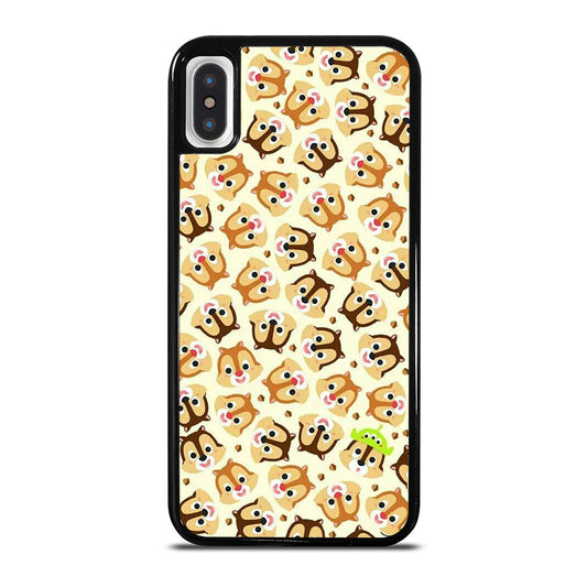 CHIP AND DALE PATTERN iPhone X / XS Case Cover