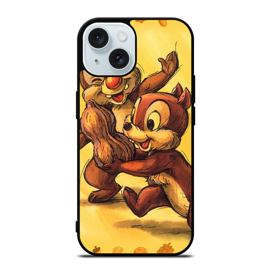CHIP AND DALE ART iPhone 15 Case Cover