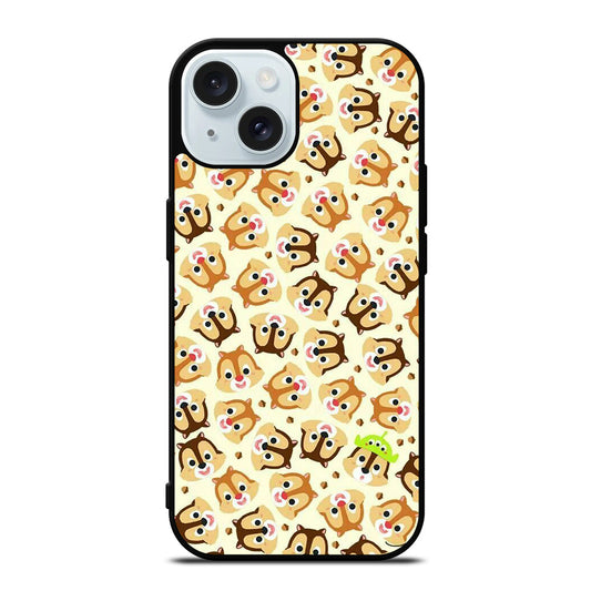 CHIP AND DALE PATTERN iPhone 15 Case Cover