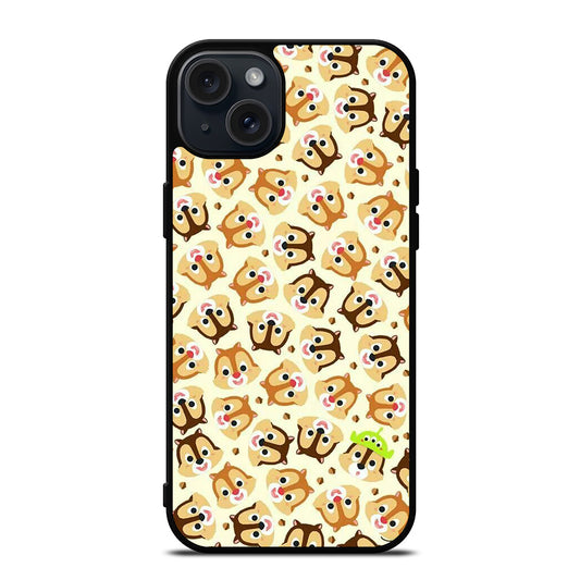 CHIP AND DALE PATTERN iPhone 15 Plus Case Cover