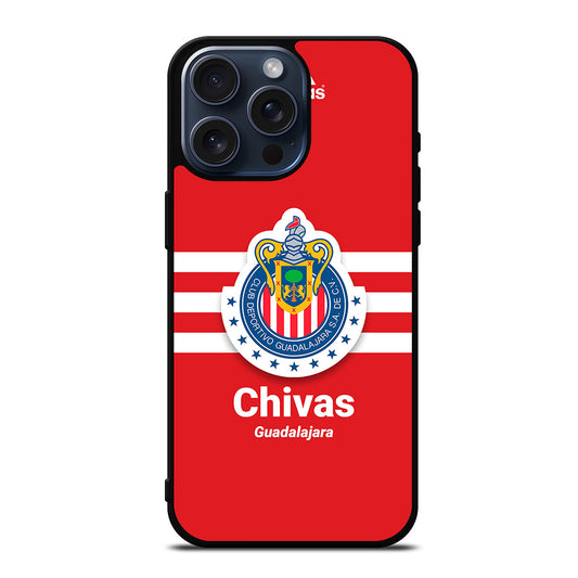CHIVAS DE GUADALAJARA SOCCER 2 iPhone 15 Pro Max Case Cover