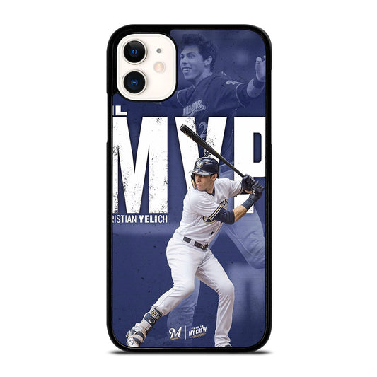 CHRISTIAN YELICH MILWAUKEE BREWERS FOOTBALL 2 iPhone 11 Case Cover