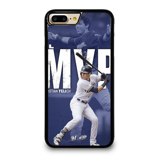 CHRISTIAN YELICH MILWAUKEE BREWERS FOOTBALL 2 iPhone 7 / 8 Plus Case Cover