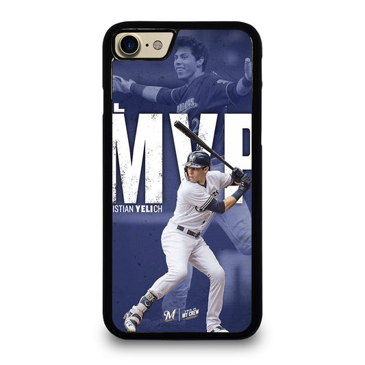 CHRISTIAN YELICH MILWAUKEE BREWERS FOOTBALL 2 iPhone 7 / 8 Case Cover