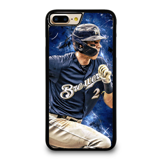 CHRISTIAN YELICH MILWAUKEE BREWERS FOOTBALL iPhone 7 / 8 Plus Case Cover