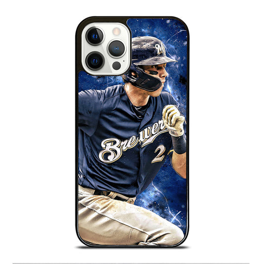 CHRISTIAN YELICH MILWAUKEE BREWERS FOOTBALL iPhone 12 Pro Case Cover