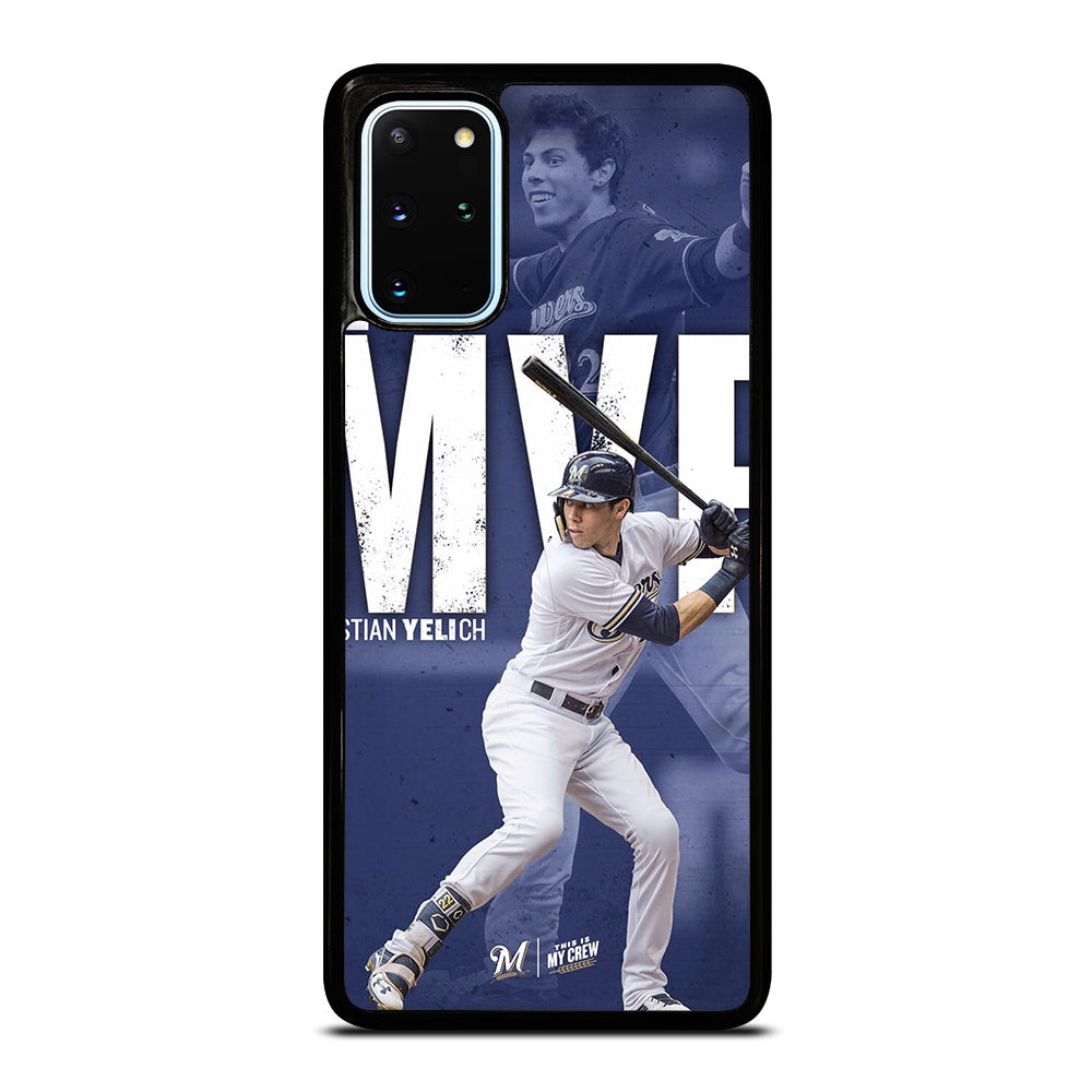 CHRISTIAN YELICH MILWAUKEE BREWERS FOOTBALL 2 Samsung Galaxy S20 Plus Case Cover