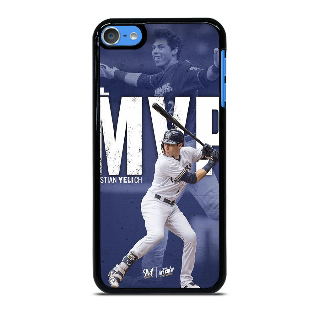 CHRISTIAN YELICH MILWAUKEE BREWERS FOOTBALL 2 iPod Touch 7 Case Cover