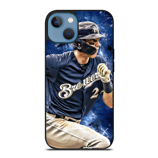 CHRISTIAN YELICH MILWAUKEE BREWERS FOOTBALL iPhone 13 Case Cover